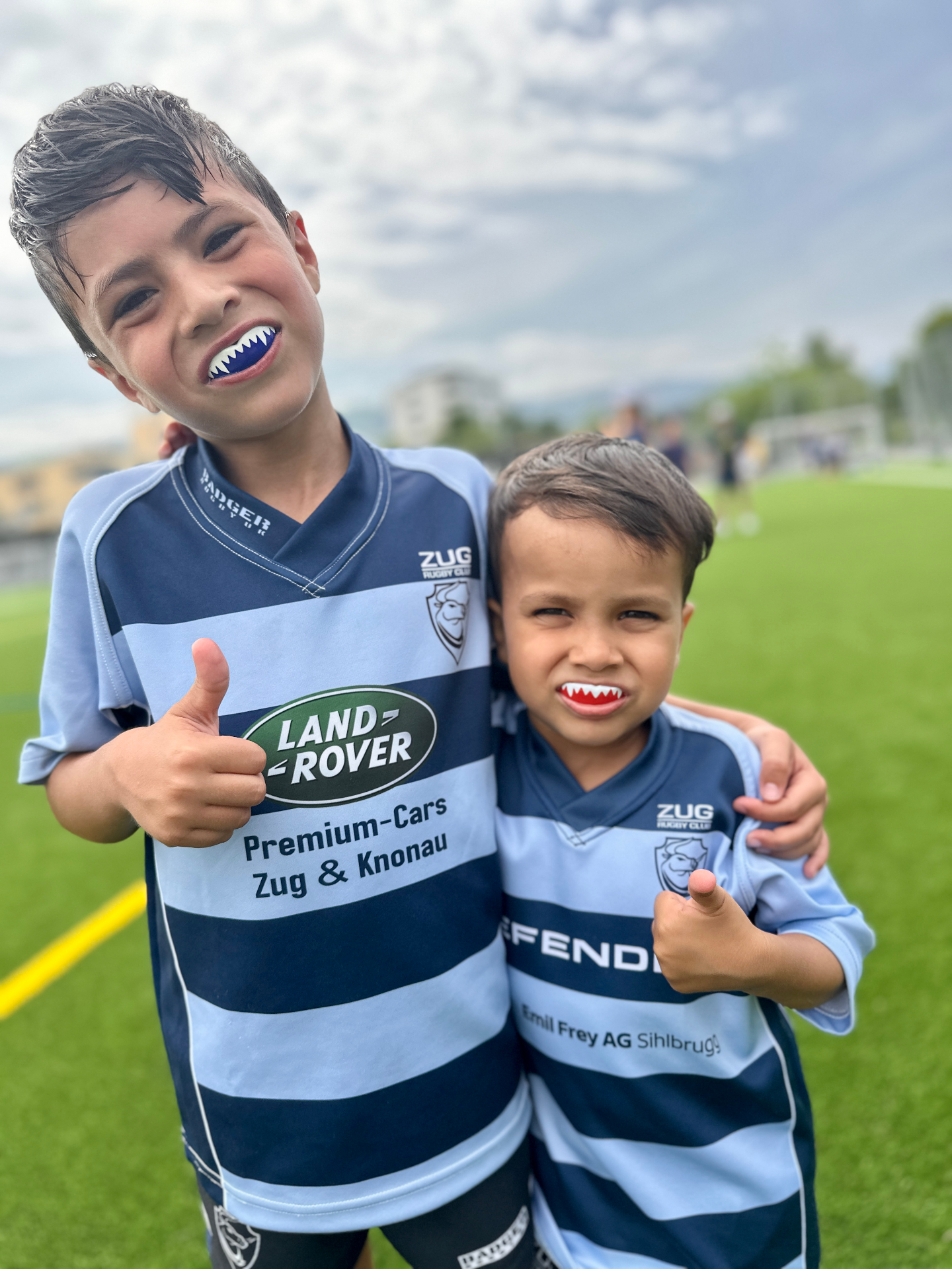 Junge Rugby-Spieler des Zug Rugby Club